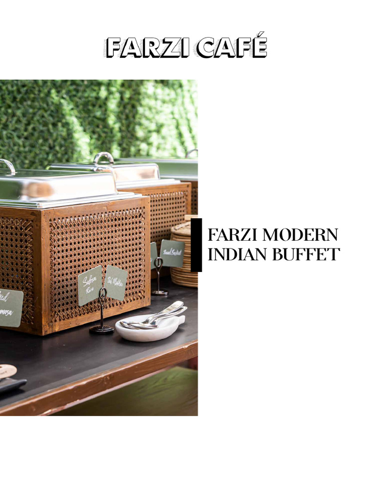 Farzi Menu Pdf Curry Indian Cuisine