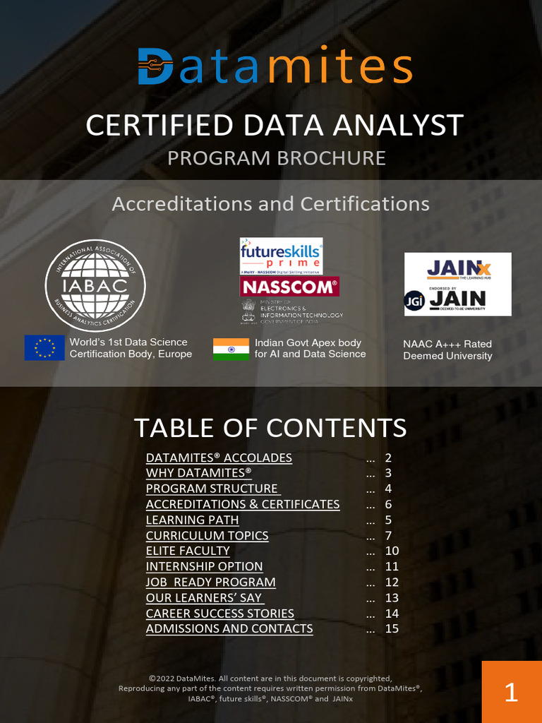 Datamites Data Science Data Analyst Courses In Bangalore Reviews