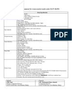 Specifications - Women Market Stand