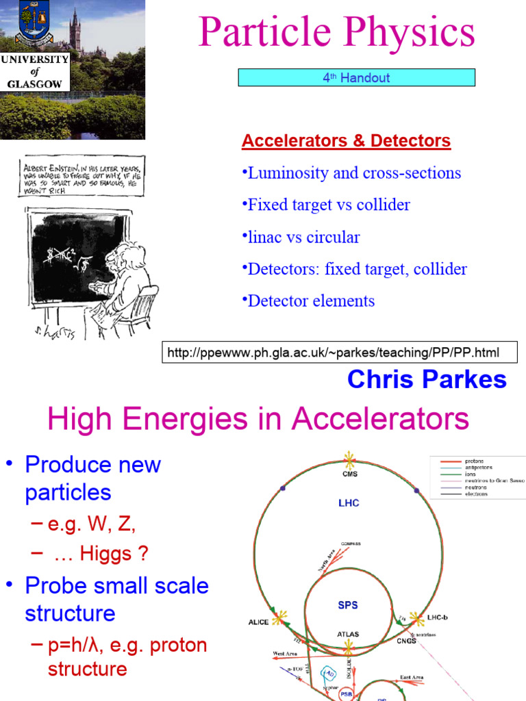 Acc El Det 2 Lectures | PDF | Particle Accelerator | Physics