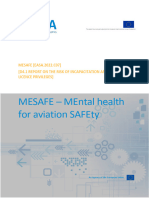 EASA - Mental Health For Aviation Safety - Pilots and ATC