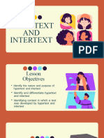 Hypertext Intertext and Critical Reading as Reasoning