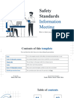 Safety Standards Information Meeting by Slidesgo