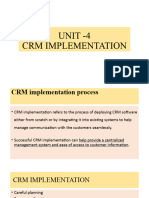 CRM  unit 4