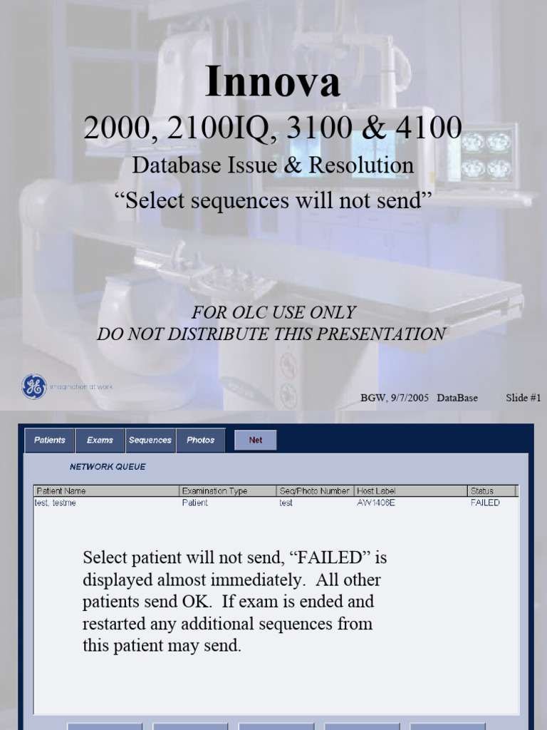 Innova 2000, 2100IQ, 3100 & 4100 Database PDF Databases Computer File