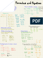 Chemical Formulae and Equations Online Class Notes