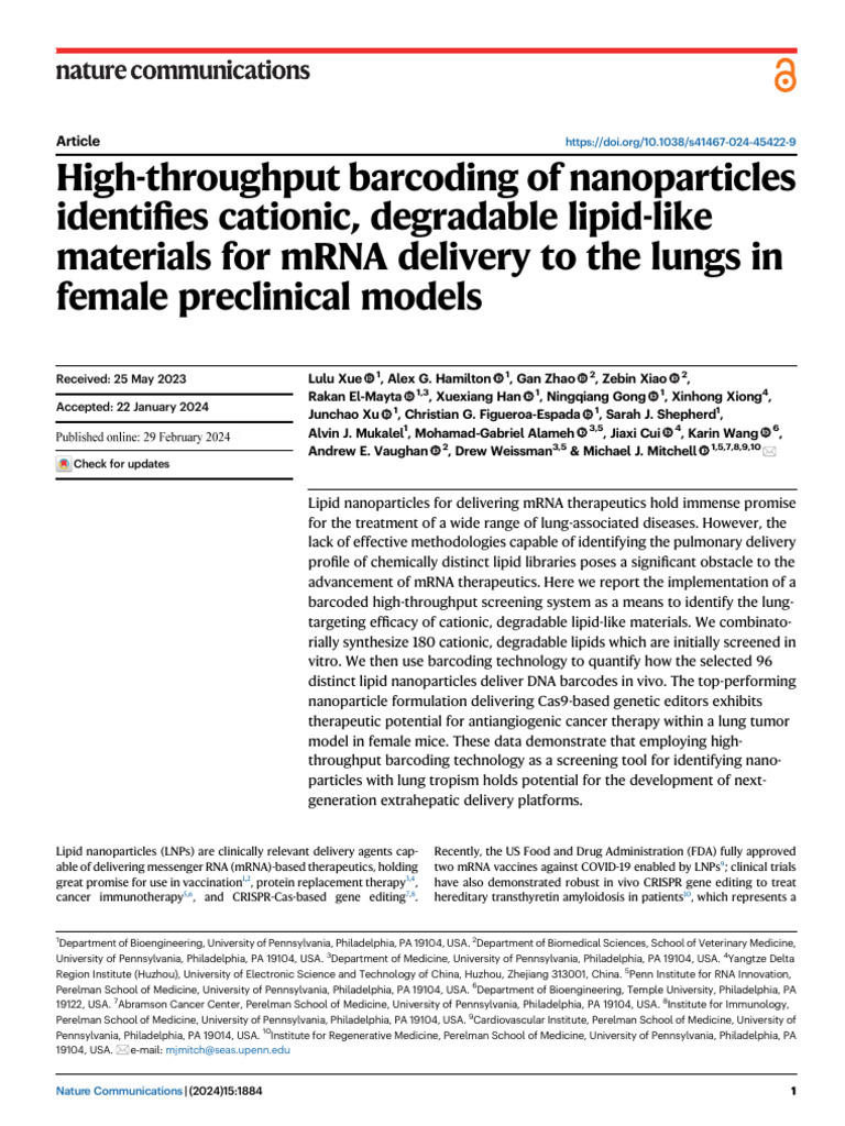 S41467 024 45422 9 PDF Transfection Dna Sequencing