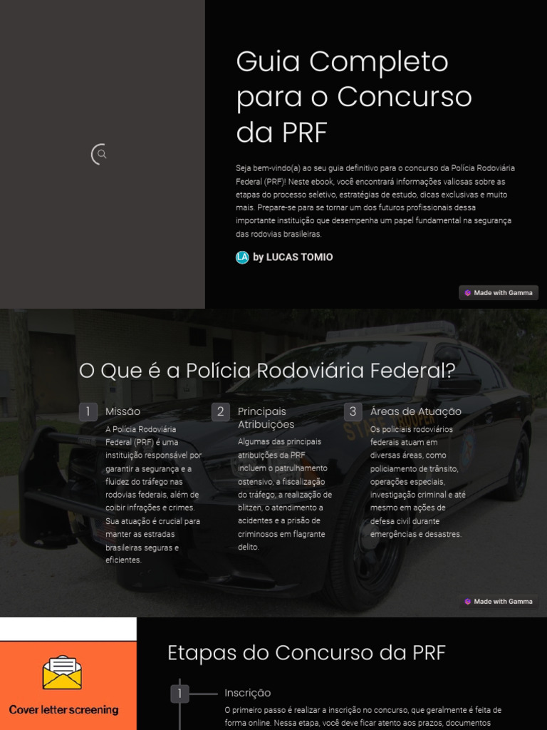 Guia Completo para o Concurso Da PRF | PDF | Polícia