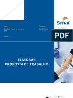 Elaborar Proposta de Trabalho