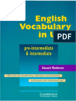 English Vocabulary in Use Pre-Intermediate