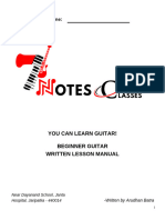 7 Notes Guitar Beginner Coaching Classes