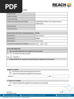 SITXMGT002 Assessment 2 - Project