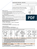 1-Leia A Fábula: O Leão e o Camundongo: Colegioavaliação I Bimestral - Português ALUNO (A) : Data: Turma: 2º Ano