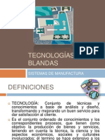 Tecnologías blandas en sistemas de manufactura