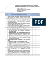 Formulir Verifikasi Kelengkapan Dokumen Dan Berkas Pigp Le