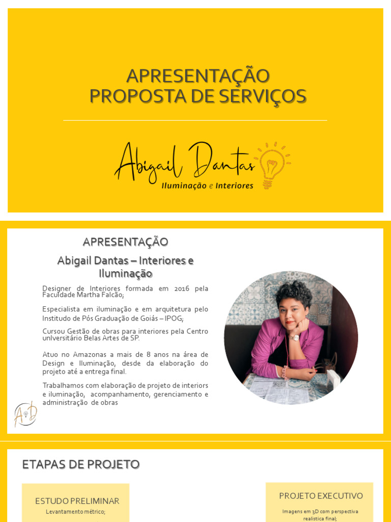 Proposta de Design de Interiores | PDF | Esboço | Design ambiental
