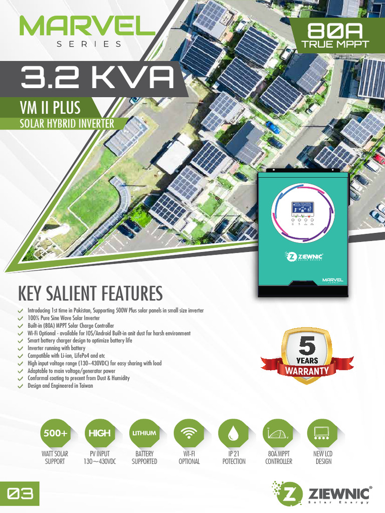 Marvel VM II PLUS 3200 Catalog | PDF | Power Inverter | Battery Charger