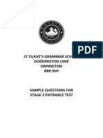 ST Olaves - Stage-2-Sample-Questions-2021-entry-1