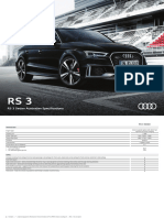 Audi RS3Sedan 8VS SpecificationGuide 201706