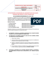 Acta de Reunión Extraordinaria N°004 - Comité SSTMA