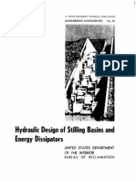 Hydraulic Design of Stilling Basins & Energy Dissipators