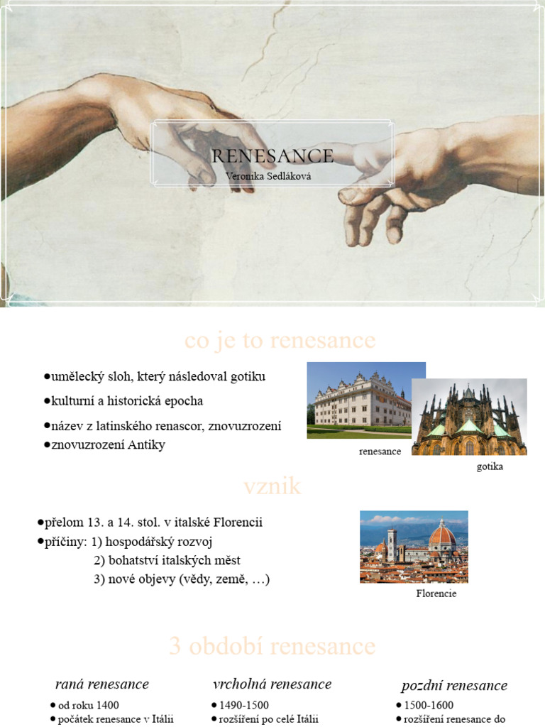 Renesance - Prezentace | PDF