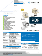 Datasheet G L Pressure Switches