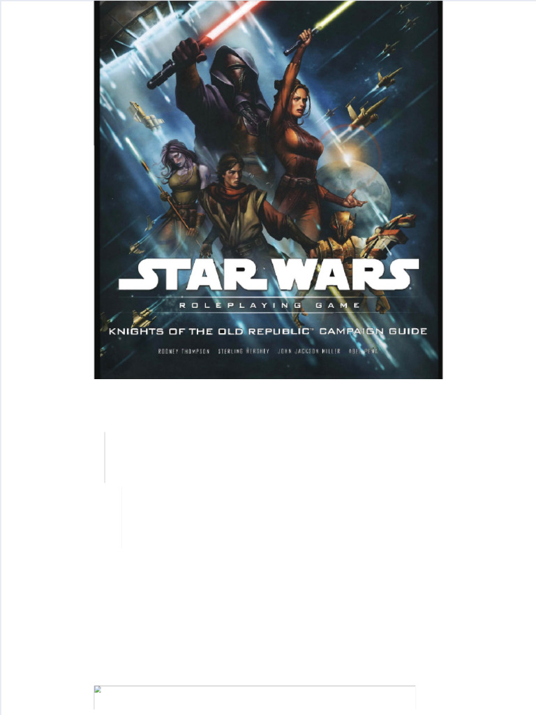 KOTOR Campaign Guide for Saga Edition | PDF