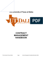 Contract Management Handbook