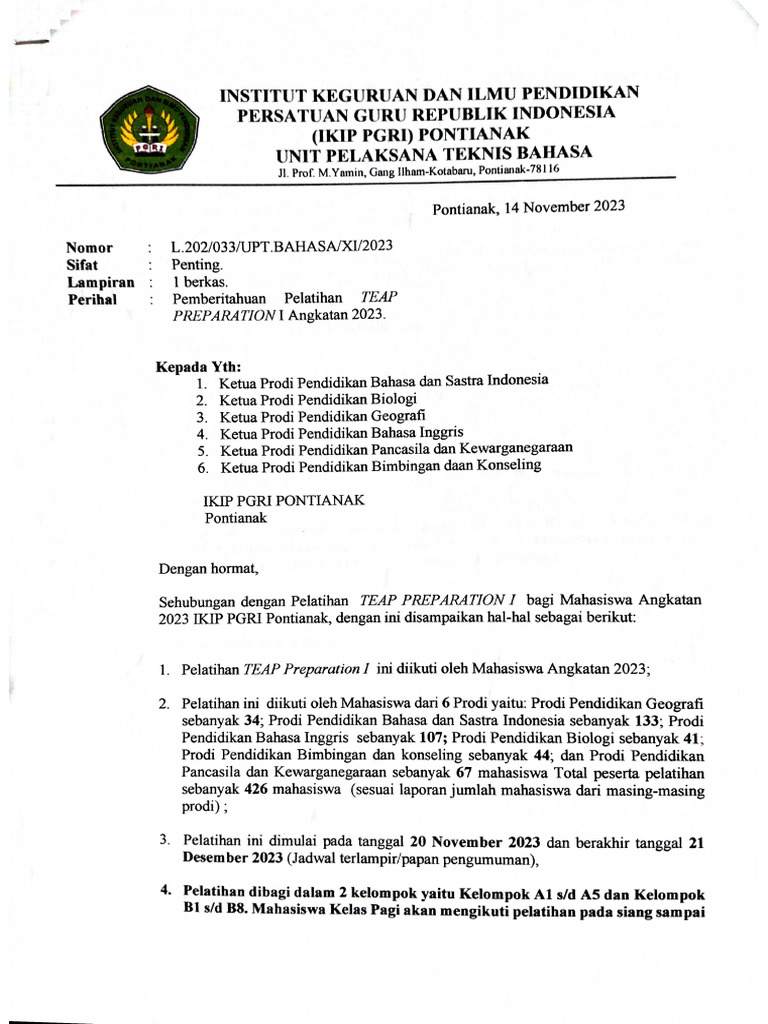 TEAP | PDF