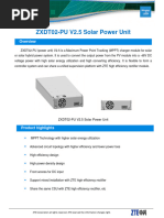 ZTE ZXDT02-PU V2.5 Solar Charger Module | PDF | Technology