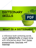 2 - Dictionary Skill