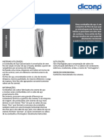 Datasheet: Cordoalha de Aço 4,8 MM