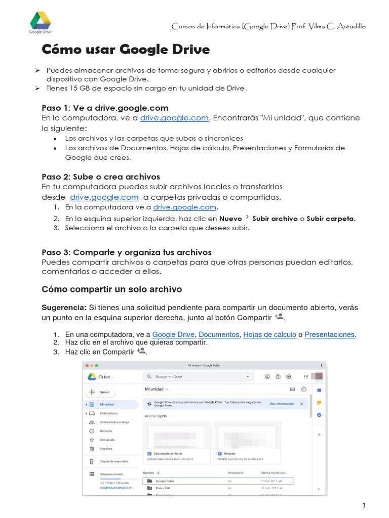 Practico Goog Drive | PDF