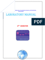 Laboratory Manual 6th Semester 2016