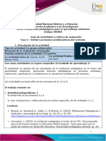 Guia de Actividades y Rubrica de Evaluacion - Fase 2 - Definir y Presentar Problematicas Del Contexto