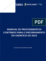 Manual de Encerramento Do Exercicio 2023