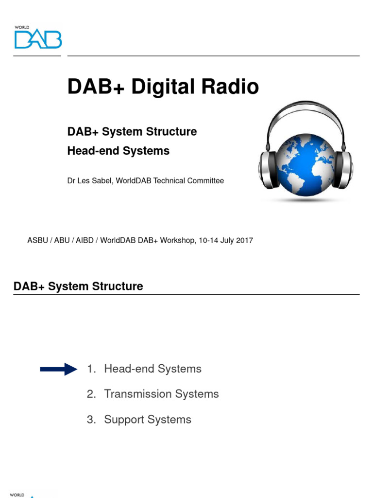 DAB+ System Structure Overview | PDF | Computer Network | Radio