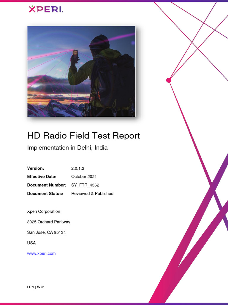 HD Radio Field Test Delhi India Page 29 Spectrum | PDF | Radio ...