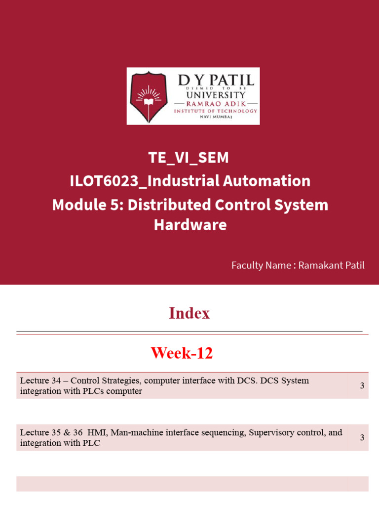 DCS Control Strategies and Integration | PDF | Programmable Logic ...