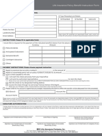 BDO Life_Life Insurance Policy Benefit Instruction Form