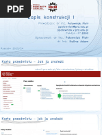 IGOR RYDZANICZ Zapis Konstrukcji Zadania | PDF