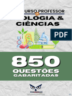 850 Questoes de Biologia e Ciencias - BÔNUS