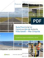 EIA - Construcción de La Autovía Ruta Provincial N°11
