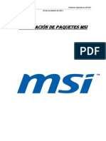 Instalacion paquetes MSI