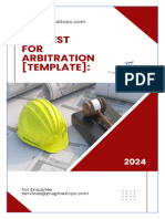 Request for Arbitration Template