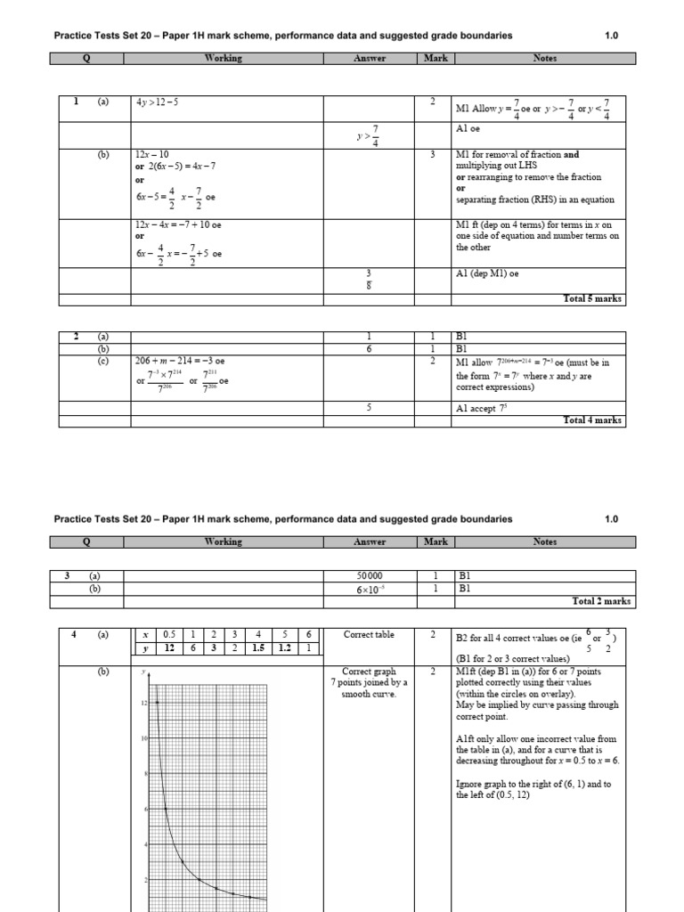 Practice Mock Test Answers | PDF | Circle | Triangle