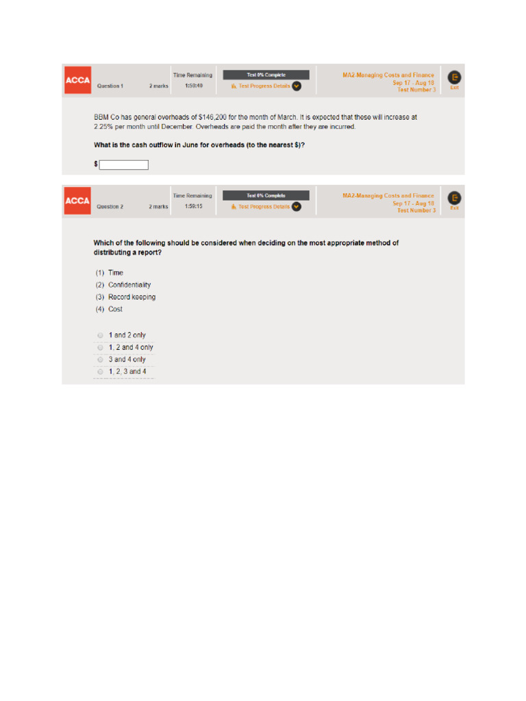 Ma2 Mock 3 | PDF