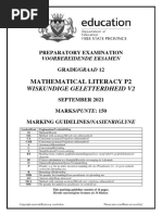 Mathematical Literacy P2 Prep Sept 2021 Memo Eng-Afr