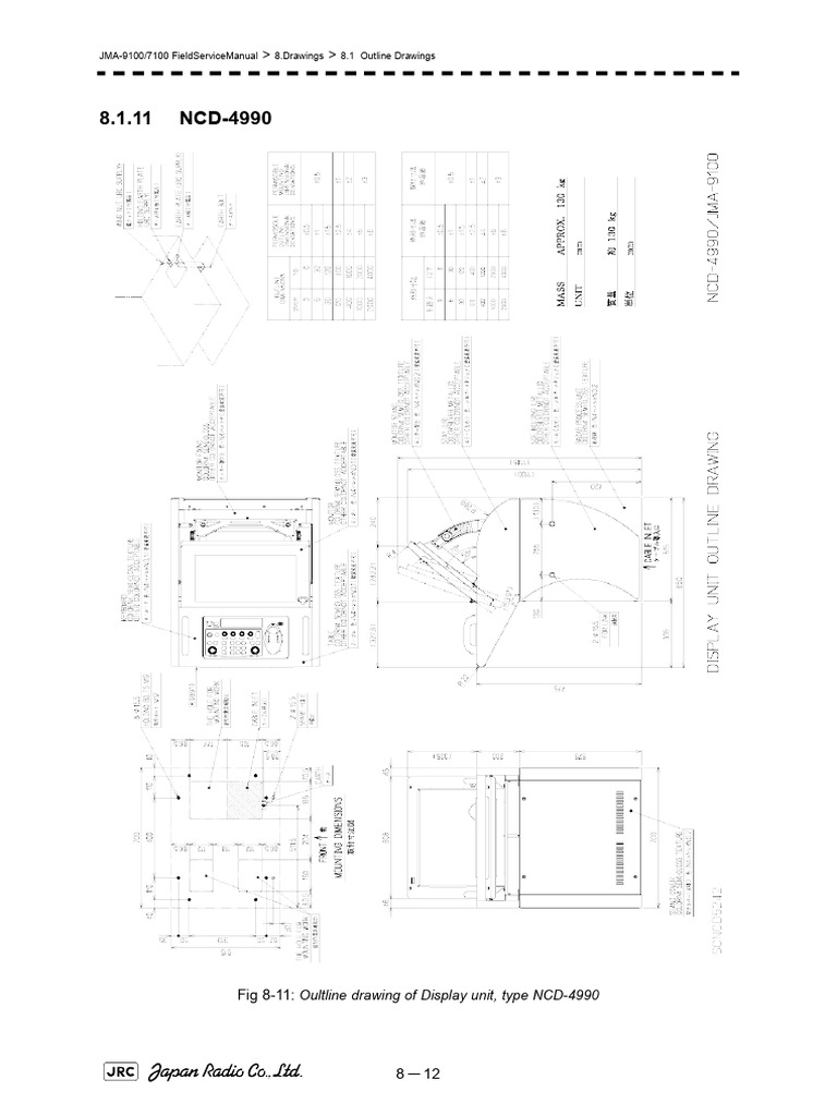 Jrc stand alone display pdf